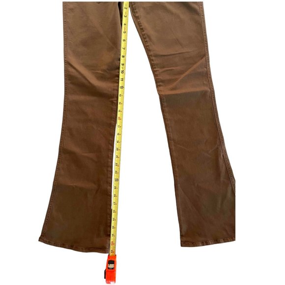 NWT 7 For All Mankind Brown Kylie Slim & Sexy Supermodel Boot Cut Jeans Size 30 - Picture 6 of 7